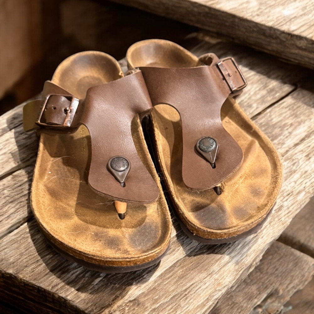 Brown Leather Women's Sandals EU 36/5-5.5